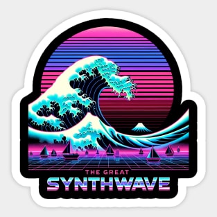 The Great Synthwave Sticker